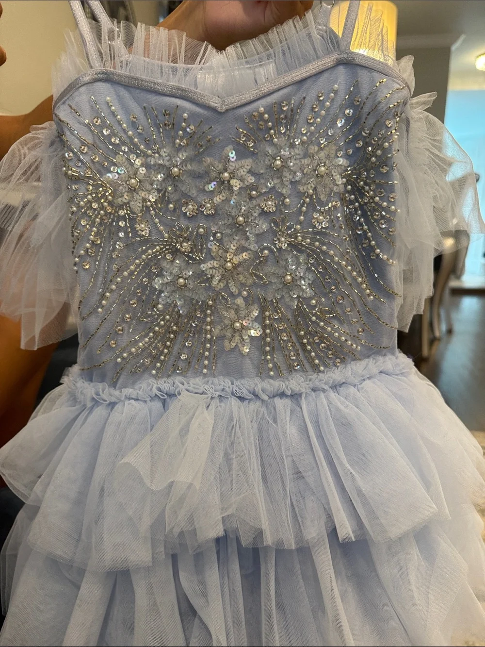 Ooh! La, La! Couture Light Blue Layered Tulle Princess Dress